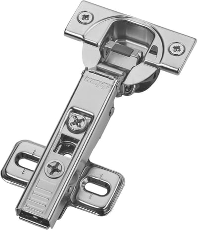 Set BLUM hoekscharnieren 71B3580 110° met automatische sluiting incl. montageplaat 173L6100