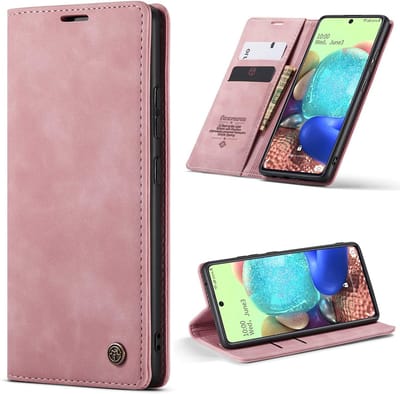 Casemania Hoesje Geschikt voor Google Pixel 10 - Pale Pink - Dunne Portemonnee Bookcase met Pasjeshouder en Ingebouwde Standaard Functie - Slim Wallet Case