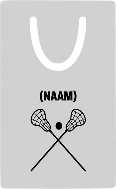 Hacebo® - Lacrosse met eigen naam metalen boekenlegger - Sport - Lacrosse - Sport Bladwijzer boekenleggers - 7.6 cm x 5cm