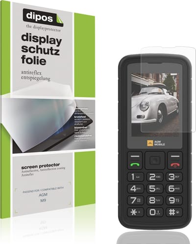 dipos – 4x Matte Beschermfolie geschikt voor AGM M9 | Krasbestendige & antireflecterende Screenprotector Ultra-Thin