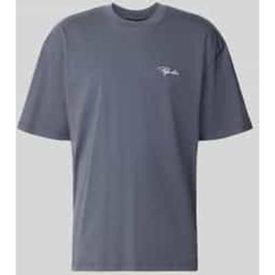 oversized fit T-shirt met gestikt logo