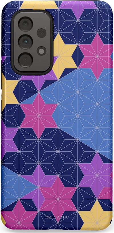Casetastic Hoesje Geschikt voor Samsung A53 - Stijlvolle Beschermende Duo-layer Case - Sterrenlijn