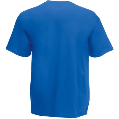 Fruit Of The Loom Heren Super Premium T-shirt met korte mouwen en ronde hals (Royaal Blauw)
