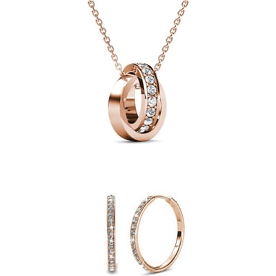 Chique Circle Hoop Sets - Oostenrijks kristal