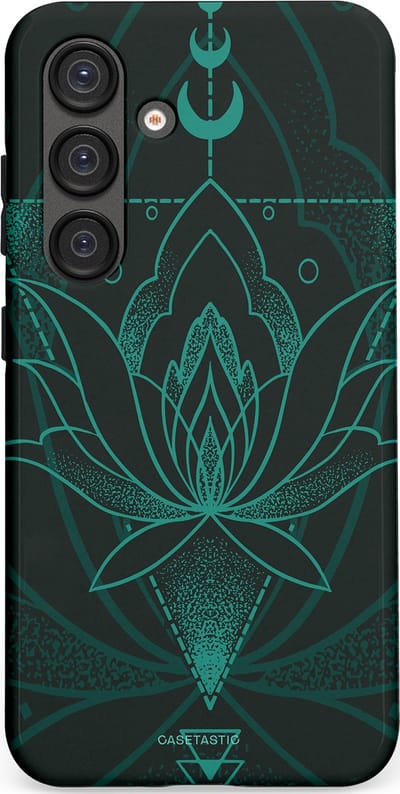 Casetastic Hoesje Geschikt voor Samsung S25 - Stijlvolle Beschermende Duo-layer Case - Lotus Zen