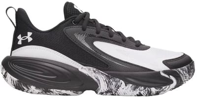 Under Armour Lockdown 8 Junior Basketbalschoenen Wit,Zwart EU 35 1/2 Kinderen