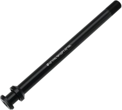 Dailygoods- Thru Axle Aluminium 124 mm - Vervangende Onderdelen - Compatibel met Mountainbike/Racefiets - M12x1,0 mm Schroefdraad - Inclusief Conische Wasmachine - Steekas
