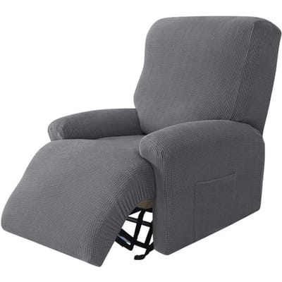 Fauteuilhoes Stretch Dikke Zachte Fauteuilhoes Jacquard Sofa Bank Fauteuilhoes 4 Aparte Stukken Elastische Beschermer 1 Piece