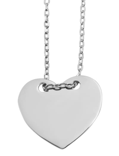 AKZENT Akzent damesketting met hanger "Nelly" aus 925 Sterlingzilver, gerhodineerd, duurzaam