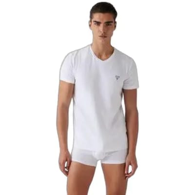 T-shirt met V-hals Guess Caleb Hero