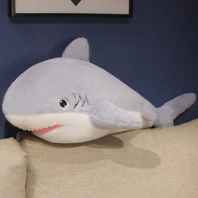Oreiller Requin Mignon Peluche Poupée de Sommeil Poupées Garçons Cadeau Filles 100Cm