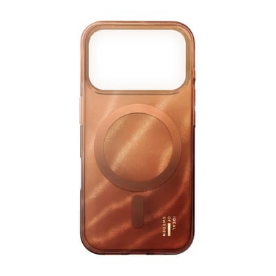 iDeal of Sweden Clear Case geschikt voor MagSafe geschikt voor iPhone 17 Pro Max - Mocha Mousse