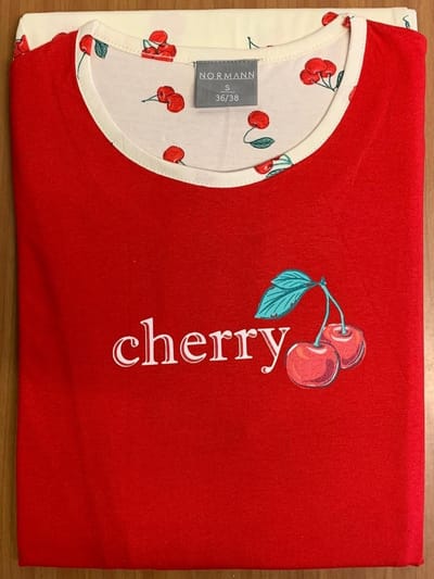 Dames pyjama Normann 20190535 - Rood - S 36/38