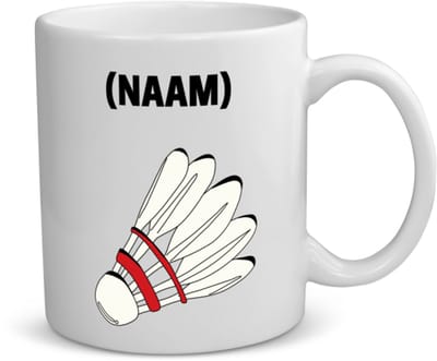 Akyol - badminton met eigen naam koffiemok - theemok - Badminton - badmintonner - sport - 350 ML inhoud