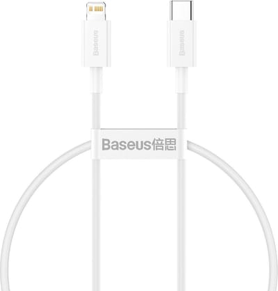 Baseus Usb-C Naar Lightning Pd-Kabel 20W Voor Apple Telefoons, 1,5 Meter Voor Het Opladen