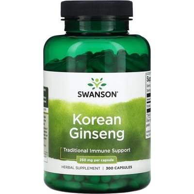 Koreaanse Ginseng, 250Mg, 300 Capsules