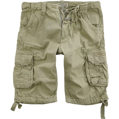 Alpha Industries Shorts - Jet Shorts - 30 tot 38 - voor Mannen - olijf