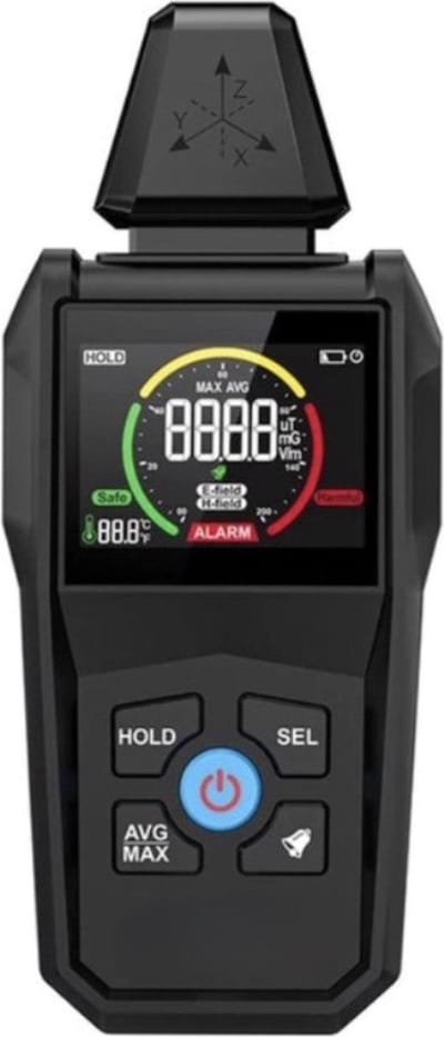 stralingsmeter-stralingsdetector-K2 Meter - Geigerteller - Emf Meter - Stralingsmeter