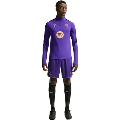 Nike Dri-FIT knit voetbaltrainingstop voor heren FC Barcelona Strike Fourth - Paars- Heren, Paars L