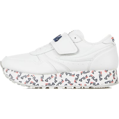 Lage damesschoen Orbit Wedge Strap Wmn Wit