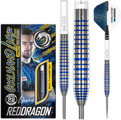 Red Dragon Luke Humphries TX3 Blue 90% - Dartpijlen