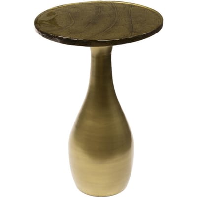 Hoyz Collection - Bijzettafel Eclipse Druppel M - Goud Antiek Finish
