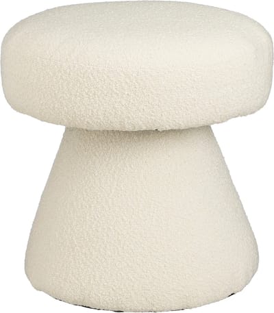 Mica Decorations Poef - H46 x Ø49 cm - Off White