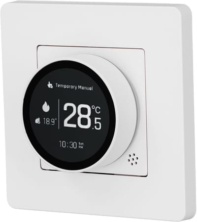 Slimme Thermostaat - Temperatuurregelaar - Energie Besparen - Instelbare Helderheid - 5A Belasting - Zwart