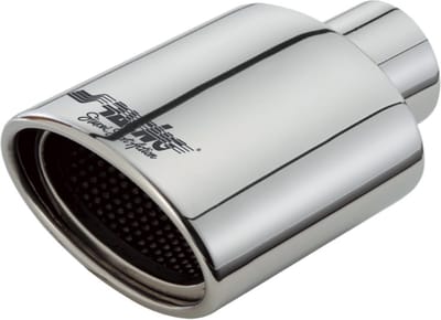 Simoni Racing Uitlaatsierstuk Ovaal RVS - 119x76xL178mm - Montage ->55mm