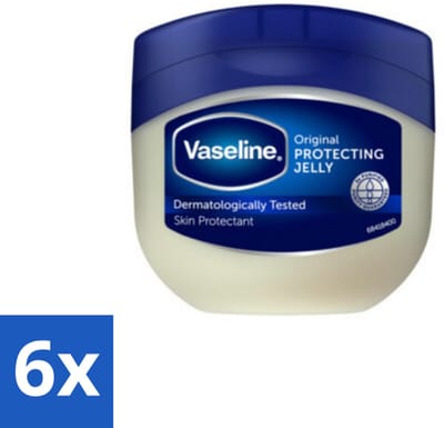 Vaseline - Original - Huidverzorging - Dermatologisch Getest - 100 ml - Voordeelverpakking - 6 stuks