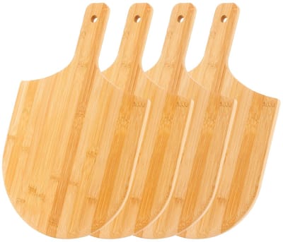 SHUESS Bamboo Pizza Shovel 30.5 cm - Milieuvriendelijke Pizzaschep met Handvat