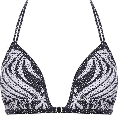 Freya - GEMINI PALM Non Wired Triangle Bikini Top - MONOCHROME - Vrouwen - Maat 70D