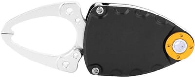 Dailygoods- Hengelgripper Lichte Draagbare Aluminiumlegering - Vis Klem - Zee/Zout Water Gereedschap - Compact - Roestbestendig - Max Opening 2 cm - Visgrijper