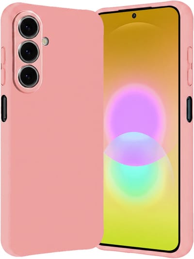 Hoes - Geschikt voor Samsung Galaxy A27 - Sterk & Shockproof - Hoesje Cover - Siliconen Case - Lichtroze