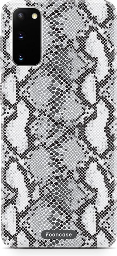 Fooncase Hoesje Geschikt voor Samsung Galaxy S20 - Shockproof Case - Back Cover / Soft Case - Snake it / Slangen print