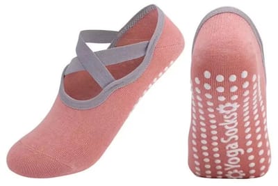 Actie4you® - Yoga sokken Antislip - Pilates sokken - yoga kleding - Dames – One Size – Roze