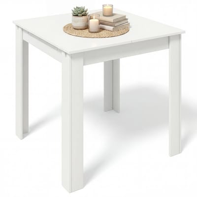 VCM VCM Esstisch ausziehbar, Holz Küchentisch 80-120 cm, kompakter Speisetisch für Küche & Essbereich, Tisch Pesoli