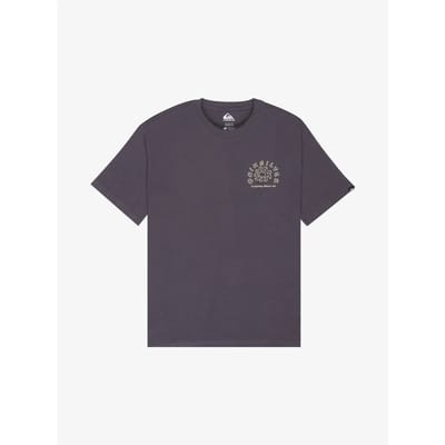 Quiksilver Curve Palm Heren T-shirt Eqyzt08303-kzm0 - Kleur Grijs - Maat XXL