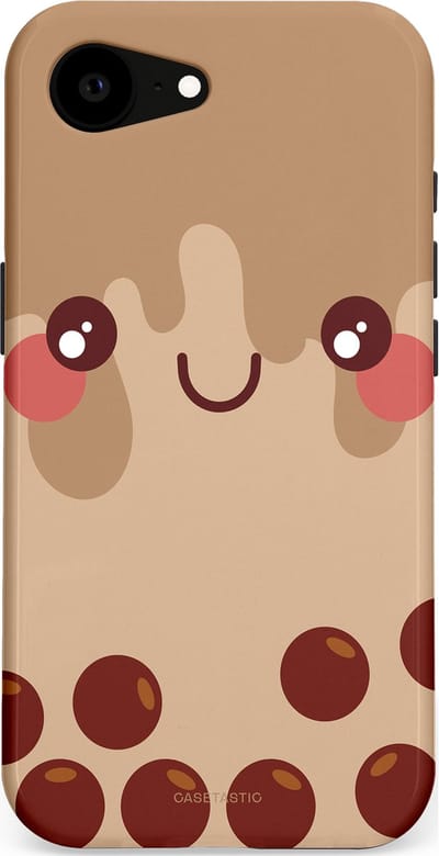 Casetastic Hoesje Geschikt voor Apple iPhone 16e Magsafe - Stijlvolle Beschermende Duo-layer Case - Smeltende choco bolletjes