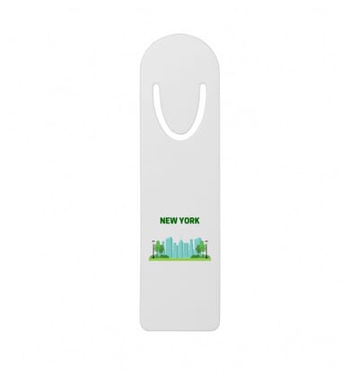 Hacebo® - New York stad metalen boekenlegger - mensen die naar New York zijn geweest of gaan - New York liefhebbers - souvenir - verjaardagscadeau - cadeau - kado - geschenk - verjaardag Bladwijzer boekenleggers - 12.7 cm x 3.2cm