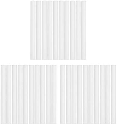 30 stuks luchtbevochtiger wattenstaafjes waterabsorptie mist luchtverspreider filterstaafjes vezelkatoen navulling staafjes verstuiver vervangende accessoires 8x100mm