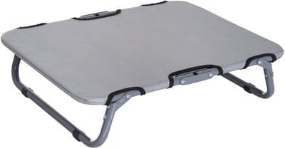 PawHut hondenbed - stalen buis - 600d oxford - 59x46x15 cm - grijs