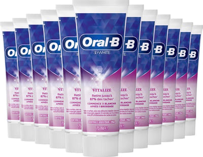 Oral-B Tandpasta  - 3D White Vitalize - 12x 75 ml