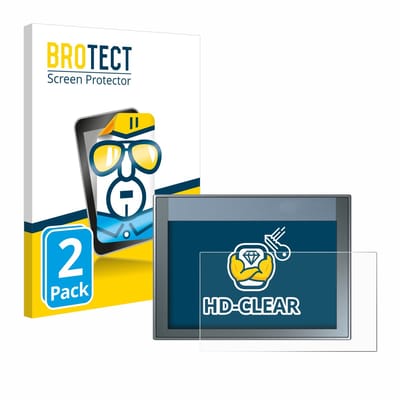 BROTECT - Screenprotector voor Siemens Simatic HMI KTP 700 Basic - Folie Beschermfolie transparant 2 Stuks