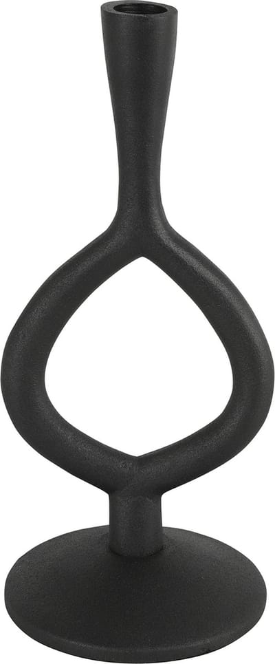 Countryfield - Kandelaar - Kaarsenhouder - Levie - Zwart - L - 27cm