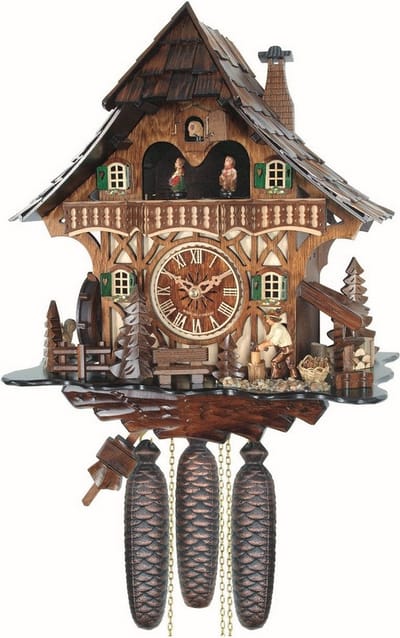Engstler - 496/8 MT - Koekoeksklok - 8-daags kettinguurwerk