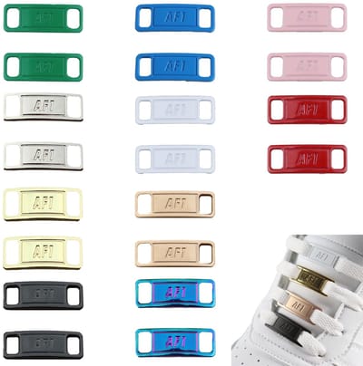 Dailygoods- Schoenveters Set van 10 Paar - Metalen Veters - Schoenaccessoires - Veters voor Sneakers - Duurzaam - 10 Kleuren