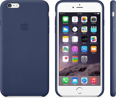 Apple - Leren Hoesje - iPhone 6/6s Plus - Donkerblauw