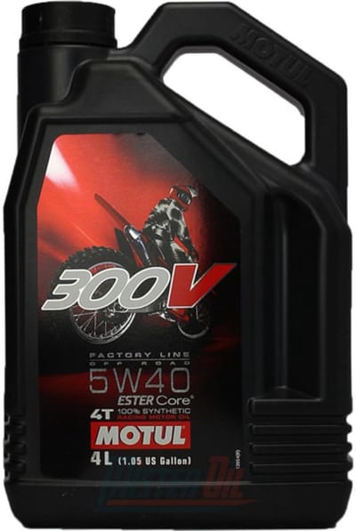 motul olie 300v 5w40 voor 4t motor 100% synthetisch 4l can motor scooter nieuw
