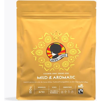 Afro Coffee Mild & Aromatic Bio 250g